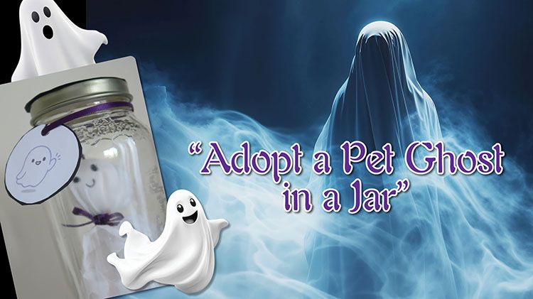 Adopt a Pet Ghost in a Jar