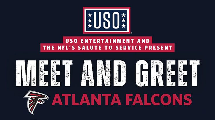 Atlanta Falcons Meet & Greet at Camp Zama