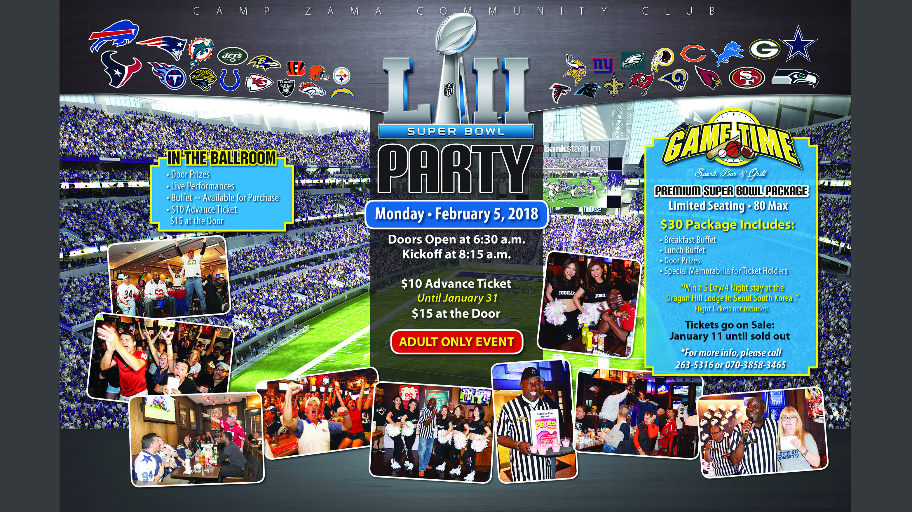 View Event :: Super Bowl LII Party :: Camp Zama :: US Army MWR